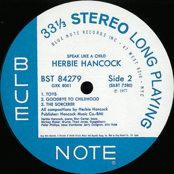 Herbie Hancock - Speak Like A Child (Vinyl, LP, Album, Reissue)