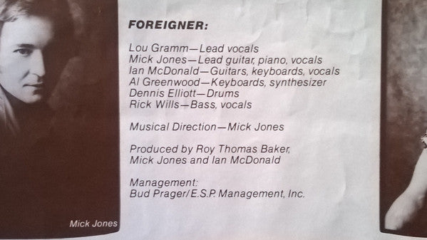 Foreigner - Head Games (Vinyl, LP, Album, Stereo) Very Good (VG) / Very Good (VG)