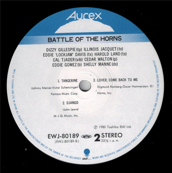 Various - Aurex Jazz Festival '80 - Battle Of The Horns (Vinyl, LP, Album) Very Good (VG) / Very Good Plus (VG+)
