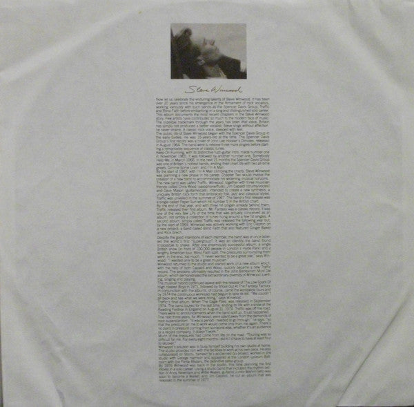 Steve Winwood - Chronicles (Vinyl, LP, Compilation, Stereo) Very Good Plus (VG+) / Very Good Plus (VG+)