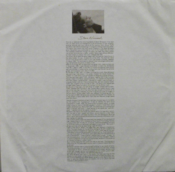 Steve Winwood - Chronicles (Vinyl, LP, Compilation, Stereo) Very Good Plus (VG+) / Very Good Plus (VG+)