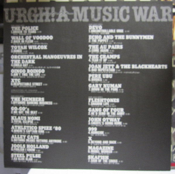 Various - URGH! A Music War (2xVinyl, LP, Album) Very Good Plus (VG+) / Good Plus (G+)
