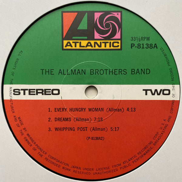 The Allman Brothers Band - The Allman Brothers Band (Vinyl, LP, Alb...