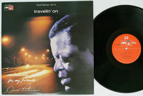 Oscar Peterson - Travelin' On (Vinyl, LP, Album, Limited Edition, Reissue) Very Good (VG) / Very Good (VG)