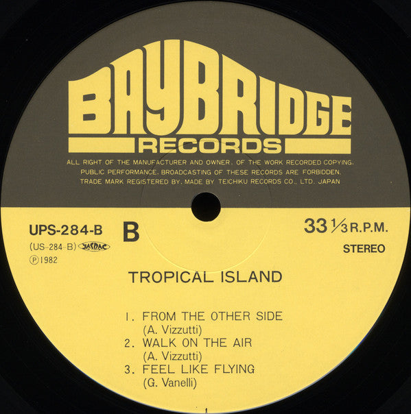 Hot Stuff (17) - Tropical Island = トロピカル・アイランド (Vinyl, LP, Album, Stereo) Very Good Plus (VG+) / Very Good (VG)