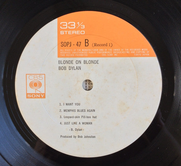 Bob Dylan - Blonde On Blonde (2xVinyl, LP, Album, Reissue) Good Plus (G+) / Good Plus (G+)