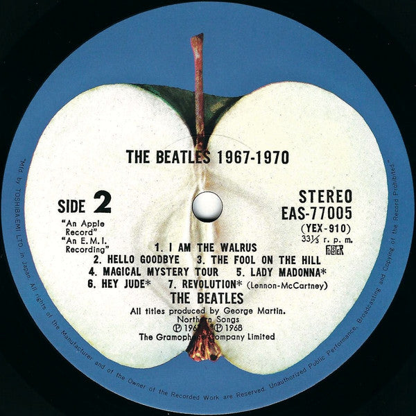The Beatles - 1967-1970 = 1967年~1970年 (Vinyl, LP, Compilation, Reis...