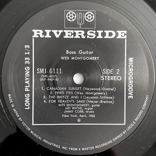 Wes Montgomery - Boss Guitar (Vinyl, LP, Album, Reissue, Stereo)