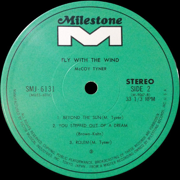 McCoy Tyner - Fly With The Wind (Vinyl, LP, Album, Stereo)