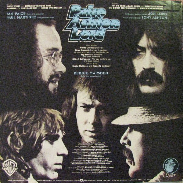 Paice Ashton & Lord - Malice In Wonderland (Vinyl, LP, Album)