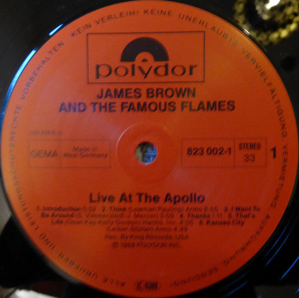 James Brown - Live At The Apollo (2xVinyl, LP, Reissue, Stereo) Very Good (VG) / Very Good (VG)
