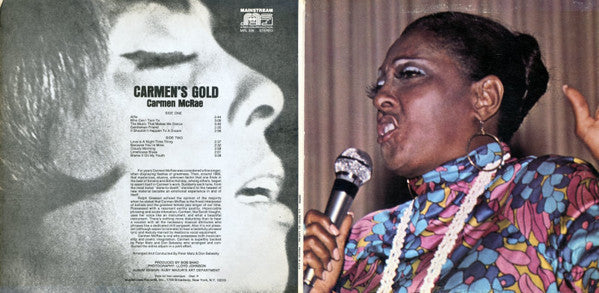 Carmen McRae - Carmen's Gold (Vinyl, LP, Album, Compilation) Very Good (VG) / Very Good (VG)