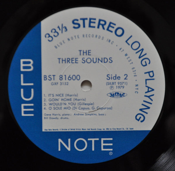 The Three Sounds - The 3 Sounds (Vinyl, LP, Album, Reissue, Stereo) Very Good Plus (VG+) / Very Good Plus (VG+)