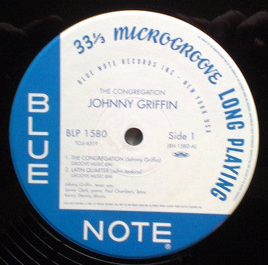 Johnny Griffin - The Congregation (Vinyl, LP, Album, Mono, Reissue, Limited Edition) Very Good Plus (VG+) / Near Mint (NM or M-)