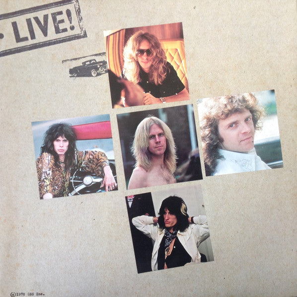 Aerosmith - Live! Bootleg = ライヴ・ブートレッグ (Vinyl, LP, Album, Stereo)
