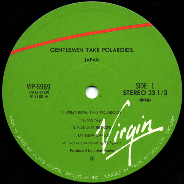 Japan - Gentlemen Take Polaroids = 孤独な影 (Vinyl, LP, Album, Limited ...