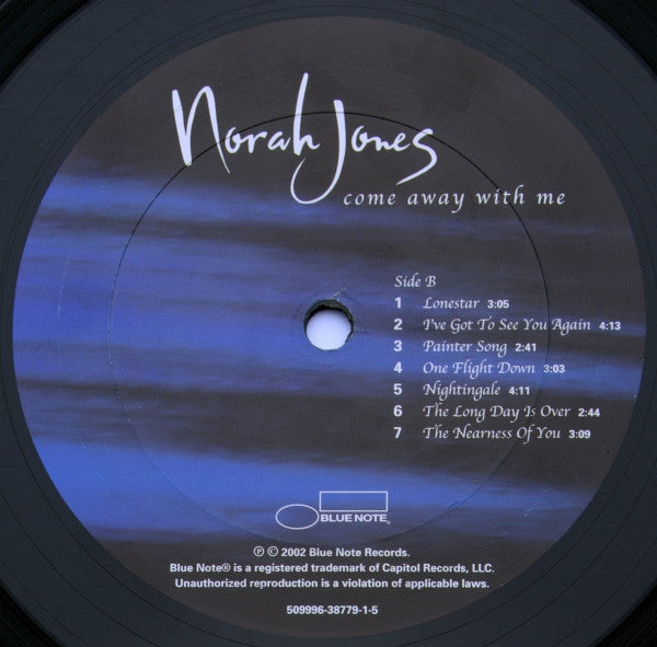 Norah Jones - Come Away With Me (Vinyl, LP, Album, Reissue) Very Good Plus (VG+) / Very Good Plus (VG+)