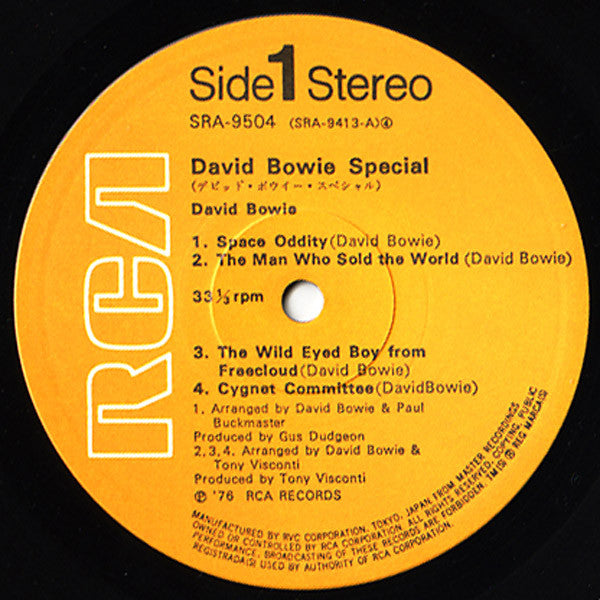David Bowie - Special (2xVinyl, LP, Compilation, Reissue) Very Good Plus (VG+) / Very Good Plus (VG+)