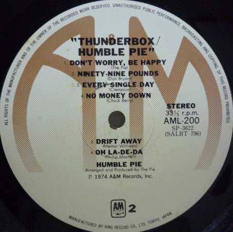 Humble Pie - Thunderbox (Vinyl, LP, Album)