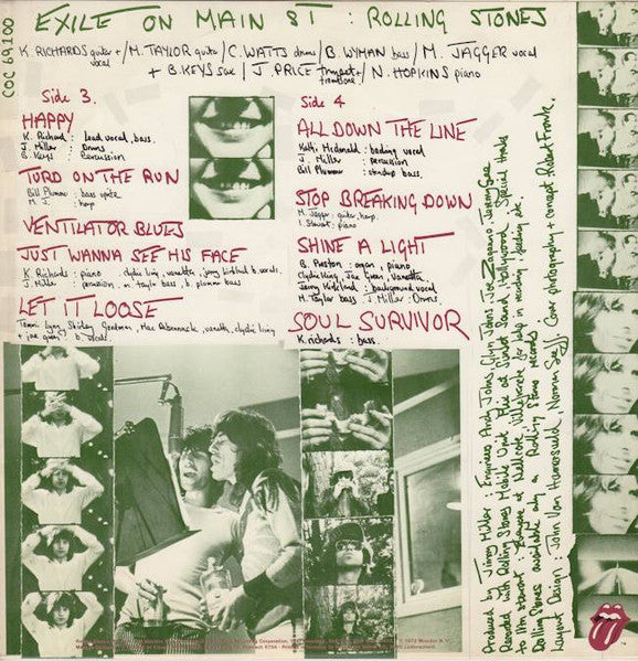 The Rolling Stones - Exile On Main St. (2xVinyl, LP, Album) Very Good Plus (VG+) / Good Plus (G+)