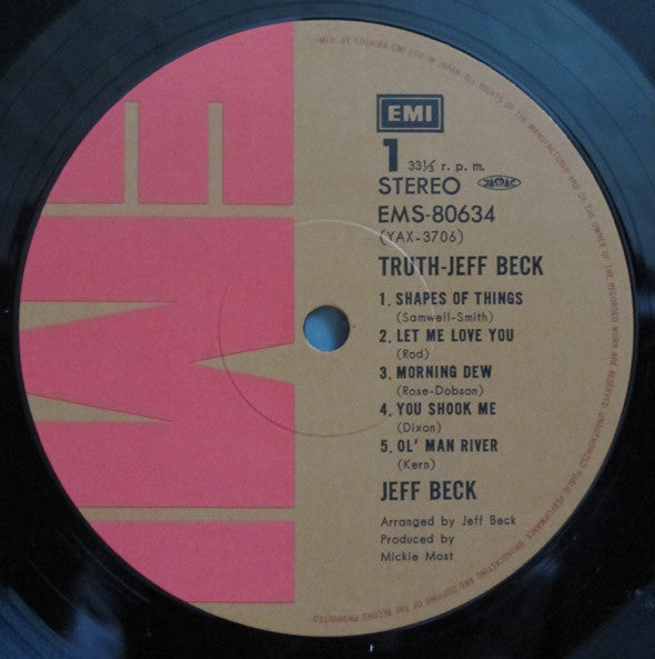 Jeff Beck - Truth (Vinyl, LP, Album, Stereo, Reissue)