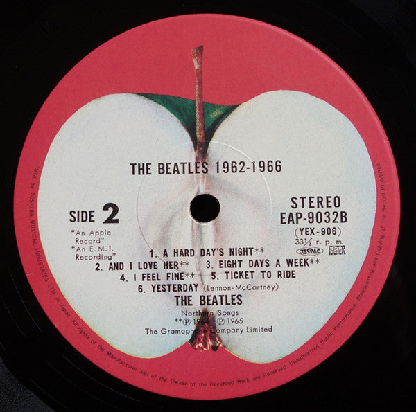The Beatles - 1962-1966 (Vinyl, LP, Album, Compilation)
