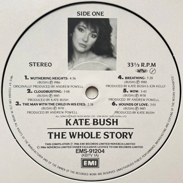 Kate Bush - The Whole Story (Vinyl, LP, Compilation)