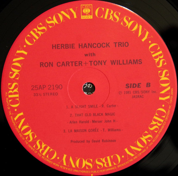 Herbie Hancock Trio - Herbie Hancock Trio With Ron Carter + Tony Wi...