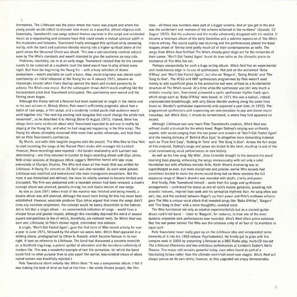 The Who - Who's Next (3xVinyl, LP, Album, Deluxe Edition, Remastered) Very Good Plus (VG+) / Very Good (VG)