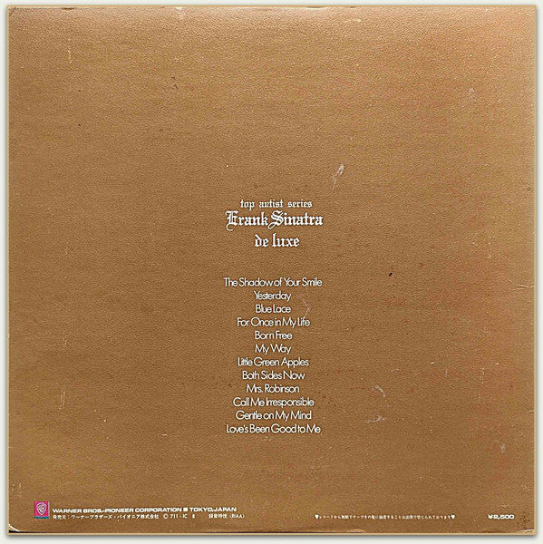 Frank Sinatra - Frank Sinatra De Luxe (Vinyl, LP, Compilation, Reis...