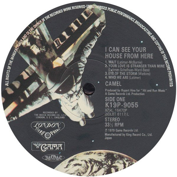 Camel - I Can See Your House From Here (Vinyl, LP, Album, Reissue) Very Good Plus (VG+) / Very Good (VG)