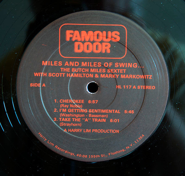 The Butch Miles Sextet - Miles And Miles Of Swing... (Vinyl, LP, Al...