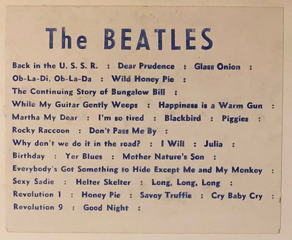 The Beatles - The Beatles (2xVinyl, LP, Album, Misprint, Numbered, Stereo) Good Plus (G+) / Poor (P)