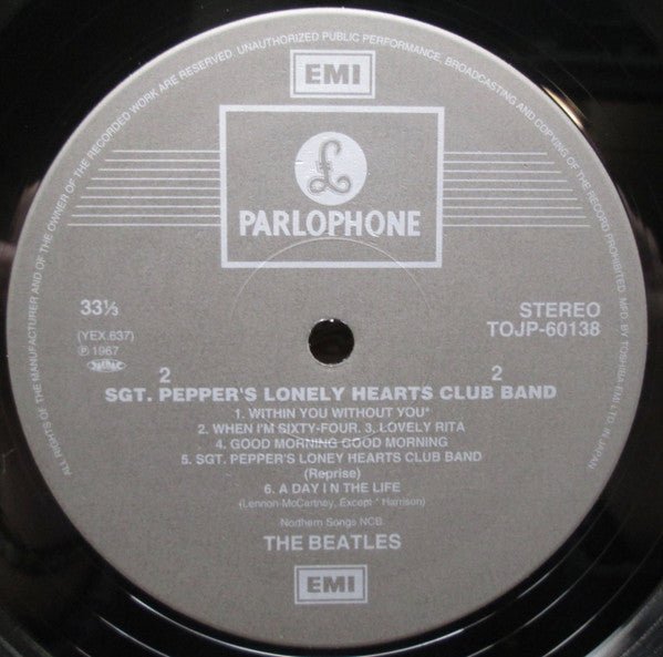 The Beatles - Sgt. Pepper's Lonely Hearts Club Band (Vinyl, LP, Album, Reissue, Remastered) Very Good Plus (VG+) / Near Mint (NM or M-)