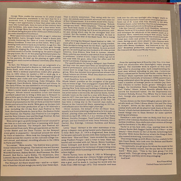 The Newport Jazz Festival All-Stars - The Newport Jazz Festival All-Stars (2xVinyl, LP, Album) Very Good (VG) / Very Good Plus (VG+)