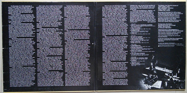 The Modern Jazz Quartet - The Last Concert (2xVinyl, LP, Album) Very Good (VG) / Very Good Plus (VG+)