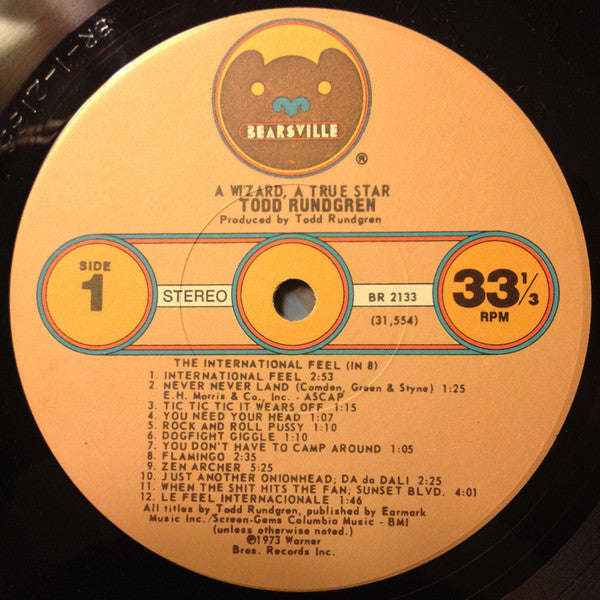 Todd Rundgren - A Wizard, A True Star (Vinyl, LP, Album, Repress) Very Good (VG) / Very Good (VG)