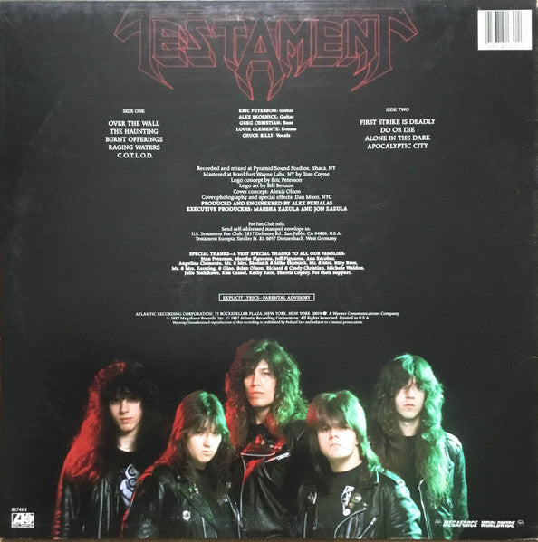Testament (2) - The Legacy (Vinyl, LP, Album) Near Mint (NM or M-) / Very Good Plus (VG+)