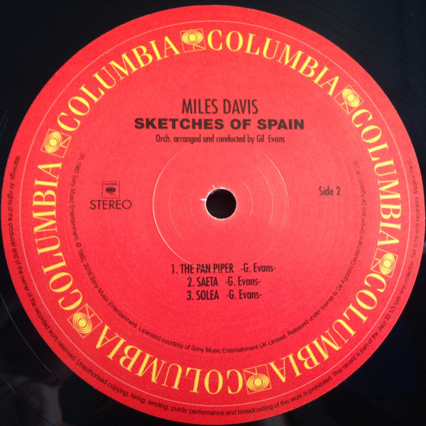 Miles Davis - Sketches Of Spain (Vinyl, LP, Album, Reissue)