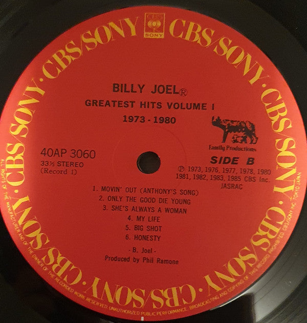 Billy Joel - Greatest Hits Volume I & Volume II (Vinyl, LP, Compila...