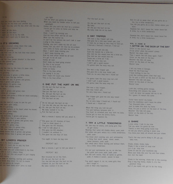 Otis Redding - All About Otis Redding (2xVinyl, LP, Compilation) Very Good Plus (VG+) / Good Plus (G+)