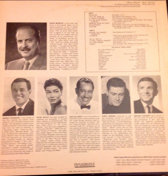 David Merrick (2) - Hello, Dolly! - The New Broadway Cast Recording (Vinyl, LP, Stereo) Very Good (VG) / Good Plus (G+)