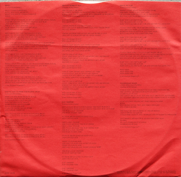 The Beatles - 1962-1966 (Vinyl, LP, Compilation)