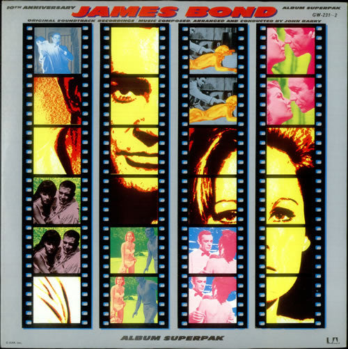 John Barry - James Bond 10th Anniversary (2xVinyl, LP, Album, Compilation) Very Good (VG) / Good (G)