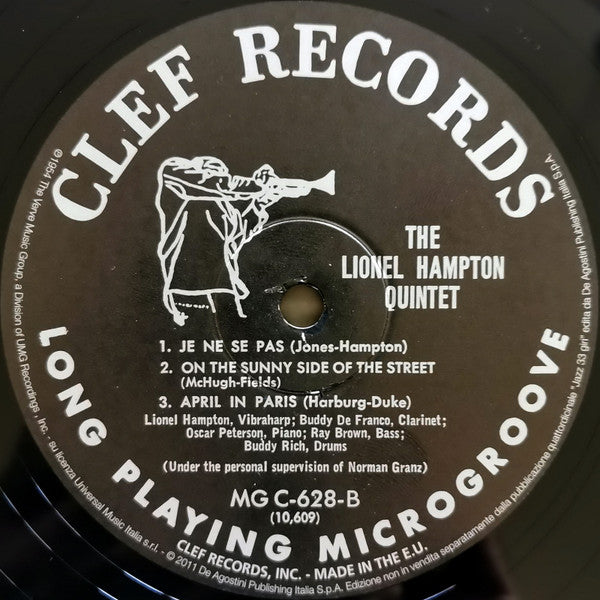 Lionel Hampton Quintet - The Lionel Hampton Quintet (Vinyl, LP, Album, Reissue, Mono) Very Good (VG) / Very Good Plus (VG+)
