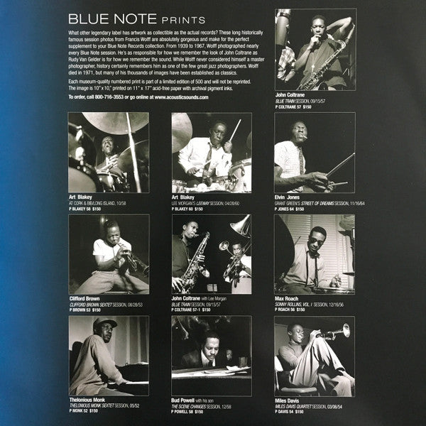 John Coltrane - Blue Train (2xVinyl, 12", 45 RPM, Album, Limited Edition, Numbered, Reissue, Remastered, Stereo) Very Good (VG) / Very Good Plus (VG+)