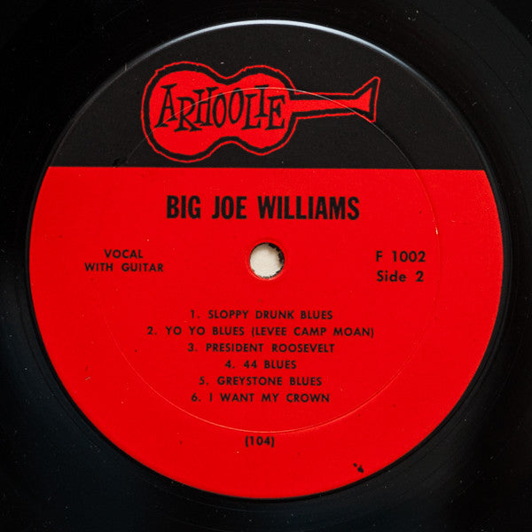 Big Joe Williams - Tough Times (Vinyl, LP, Album, Reissue) Very Good (VG) / Fair (F)