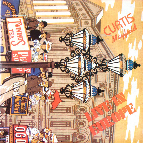 Curtis Mayfield - Live In Europe (2xVinyl, LP, Album) Very Good Plus (VG+) / Very Good (VG)
