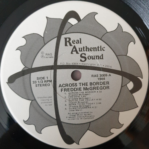 Freddie McGregor - Across The Border (Vinyl, LP, Album) Very Good Plus (VG+) / Very Good Plus (VG+)