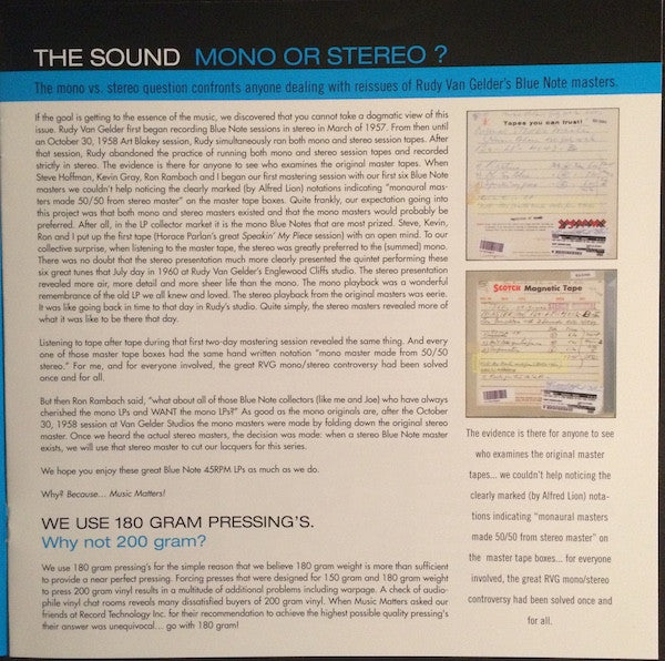 Art Blakey & The Jazz Messengers - A Night In Tunisia (2xVinyl, 12", 45 RPM, Album, Limited Edition, Reissue, Stereo) Very Good Plus (VG+) / Near Mint (NM or M-)